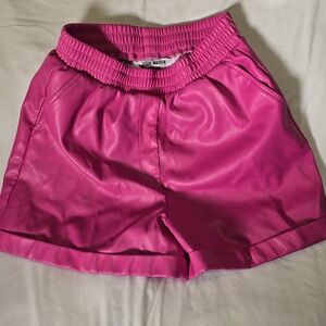 Steve Madden Faux Leather Shorts